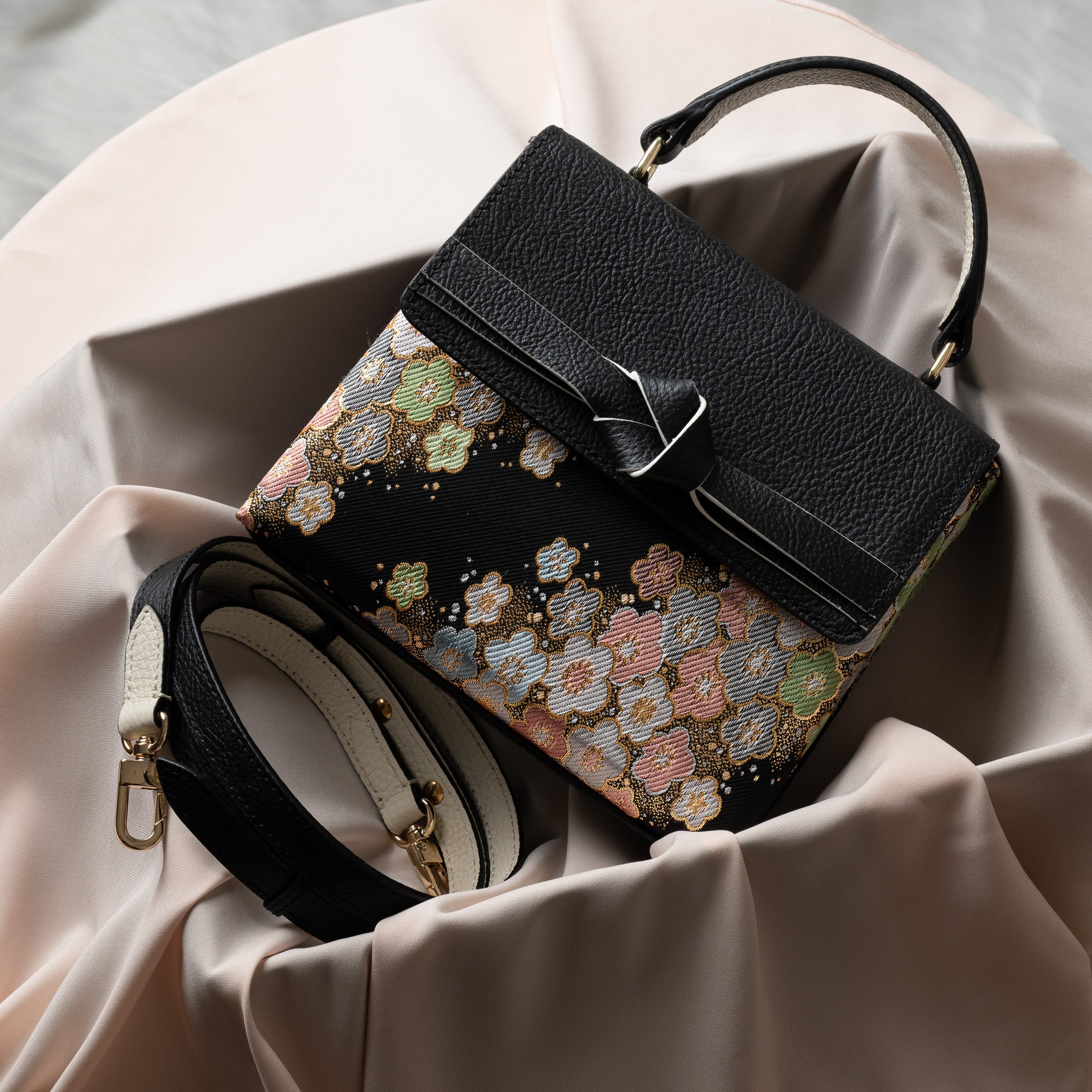 Kaguya Black with Flowers